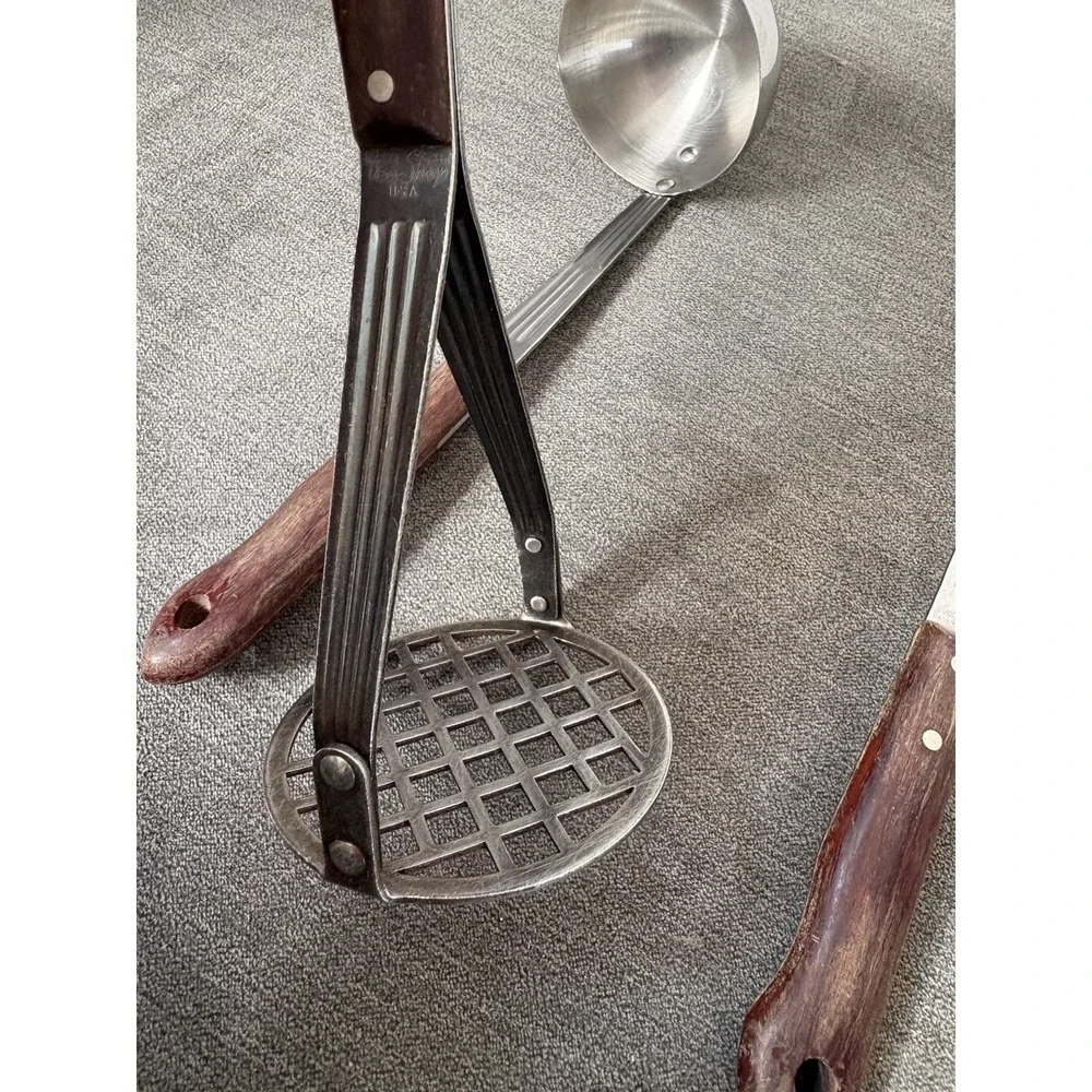 Vintage Imperial Stainless Steel Veri Sharp Ladle, Masher, Meat Carving Fork MCM